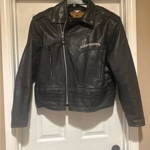 Harley Davidson Heavy Leather Motorcycle Vintage Jacket Men’s Size 3XL